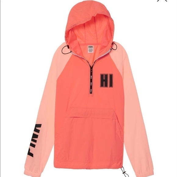 Vs pink QUARTER-ZIP ANORAK - Picture 1 of 2